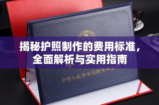广南揭秘护照制作的费用标准，全面解析与实用指南