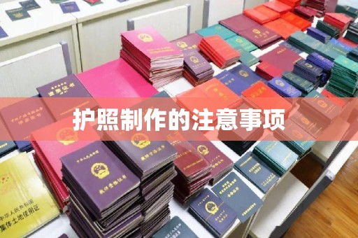 广南护照制作的注意事项