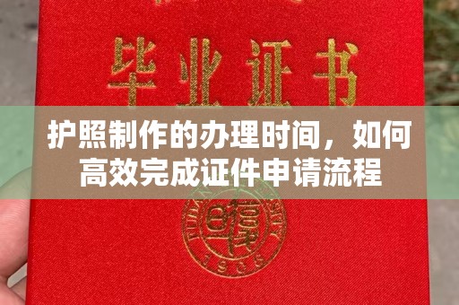 广南护照制作的办理时间，如何高效完成证件申请流程