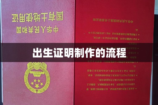 广南出生证明制作的流程