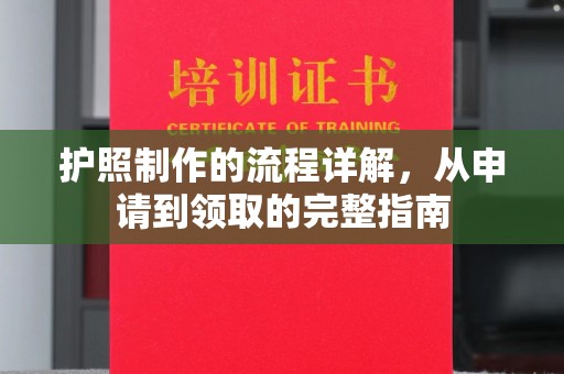 广南护照制作的流程详解，从申请到领取的完整指南